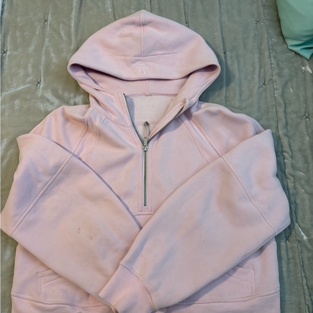 lululemon athletica Pink V-Neck Sweater